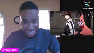Patrick Finds Light's Deathnote Reaction