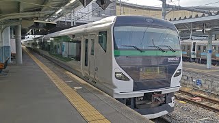 1月3日松本駅 E257系5000番台 オオOM-92編成 回送