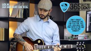 Lick 83/365 - Laid Back Blues Lick in Bb | 365 Guitar Licks Project