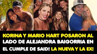 KORINA Y MARIO HART POSARON AL LADO DE ALEJANDRA BAIGORRIA EN EL CUMPLE DE SAID! LA NUEVA Y LA EX!