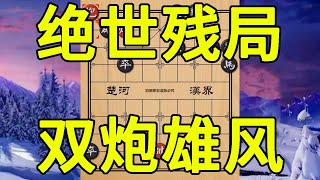 绝世残局 红方双炮大战黑方全阵营 没想到还赢了 你说气人不【四郎讲棋】