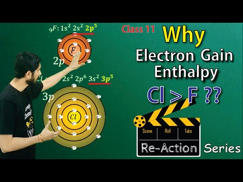 Why does chlorine gain an electron?