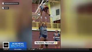 Morgan State Acrobatics \u0026 Tumbling team showcased on ESPN social media