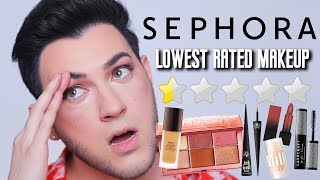 FULL FACE USING LOWEST RATED SEPHORA MAKEUP! HELP!