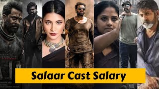 Salaar Movie Actors Salary || Prabhas,Yash, Prasant Neel Salaar Fees 2023