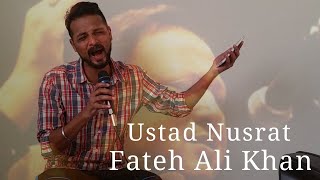 Karaoke Version Of ||Wohi Khuda Hain|| Tribute to Ustad Nusrat Fateh Ali Khan Saab Legend