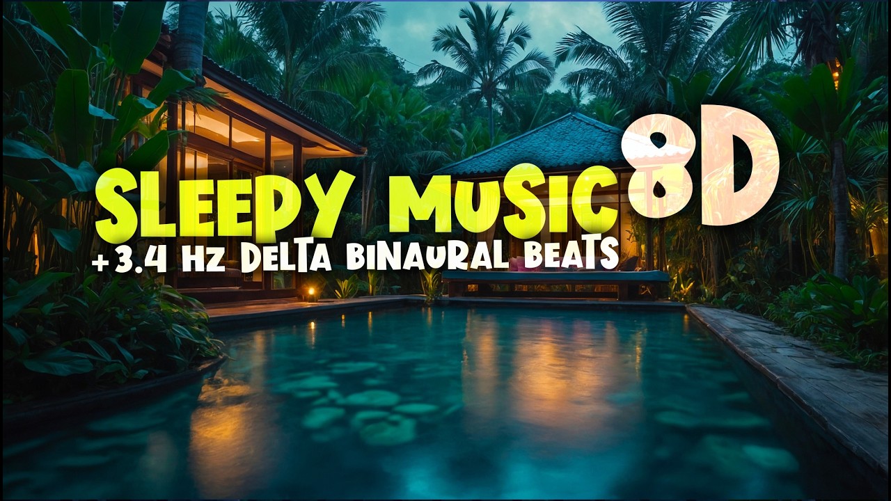 8d Sleep Therapy 亢 Sleepy Waves 3 4 Hz Binaural Beats Asmr