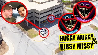 DRONE CATCHES HUGGY WUGGY AND KISSY MISSY AT TOYS R US!!