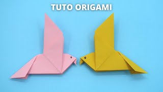 Comment faire un origami oiseau en papier - Origami Facile TUTO