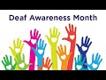 Happy Deaf awareness month September #awareness  #deafawarenessmonth #happy #Celebration #Wow