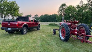 Raking First Cutting Hay with the Farmall H