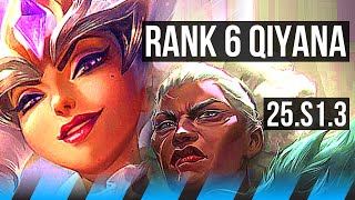 QIYANA vs AMBESSA (MID) | Rank 6 Qiyana, Comeback, Dominating | KR Challenger | 25.S1.3