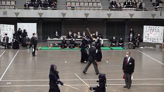 #17【1回戦】立正大学×淑徳大学【第22回関東女子学生剣道新人戦大会】1森元×渡邉・2岡﨑×立澤・3舘野×江田・4須磨×熊谷・5伊藤×花岡【2021・12・8】