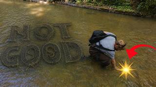 Sad Discovery! Metal Detecting for River Treasure in a Ghost Town when I spot the UNEXPECTED!