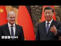 President Xi Jinping meets German Chancellor Olaf Scholz in China - BBC News