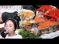 지금 꼭 드세요!!!알이 꽉찬 제철🦀암꽃게🦀 크레이피시🦞 먹방 STEAMED SWIMMING CRAB MUKBANG ワタリガニの蒸し物 Cua hấp Kepiting Kukus