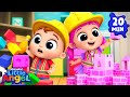 The Toy Tower Competition | Little Angel Kids Songs & Nursery Rhymes