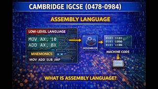 CAMBRIDGE IGCSE (0478/0984) Assembly language