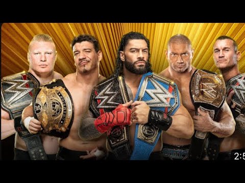 Every Wwe Champion Ever 2023 Update Credit To Wwe Youtube