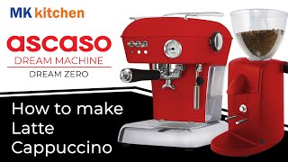 [Ascaso Dream] How to make Latte/Cappuccino