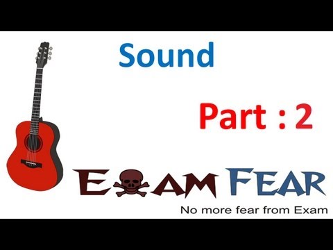 Physics Sound part 2 (Longitudinal nature of sound) CBSE class 9 IX Physics Sound part 2 (Longitudinal nature of sound) CBSE class 9 IX