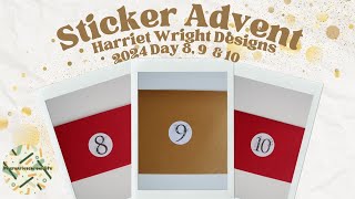 Advent open with me- Day 8, 9  \u0026 10 ft Harriet wright Designs 2024