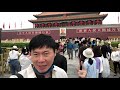 北京vlog 十一假期的天安門廣場，孫中山與毛澤東遙遙相望。