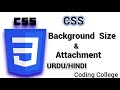 CSS Background Size & Attachment | Class 23 | || Coding college ||