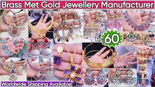 Premium Imported Bridal Golden Brass Jewellery Collection 2024 | Premium Quality Jaipuri Jewellery