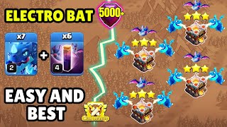 Electro Dragon Attack With Bat Spell !! Easy Th11 Air Attack Strategy 2024 | Clash Of Clans Attack