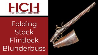 Folding Stock Flintlock Blunderbuss