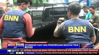 BNN Gagalkan Pengiriman 250 Kilogram Ganja di Mobil Bak