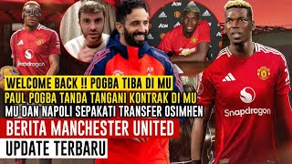 WELCOME BACK ✅ MANAJEMEN PUTUSKAN PANGGIL POGBA LAGI 🤝 POGBA KONTRAK PENDEK 🔴 Berita MU