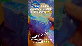 My mom hid these DElOSiIoOuS candies in the laundry!!!😭😭🤣#fypシ゚ #trending #funny #youtube #blowup