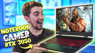 O NOTEBOOK GAMER mais BARATO com RTX 3050! Acer Nitro 5 vale a pena?