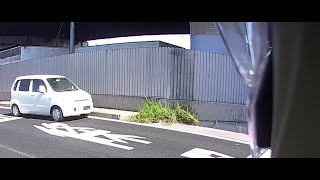 これが、近頃噂の逆走車両（大阪中央環状線）