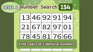 The secret to getting smarter with daily number matching games  1-134