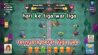 bjirr hari ke tiga war liga kita th 13 hampir saja ratakan th 15😱😱