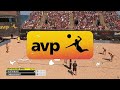 kloth nuss vs cannon m.kraft 2024 avp chicago open saturday stadium court