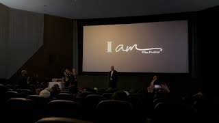 Acceptance speech at The I AM Film Festival (London) Director of Confines Richard Bazley.