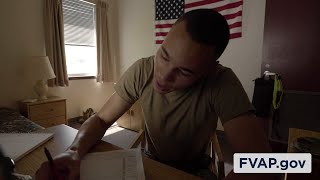 Voting in the Military: Register and Request a Ballot