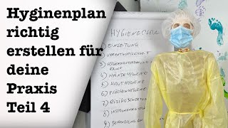 Hygieneplan richtig erstellen Teil 4,  podologinandrea