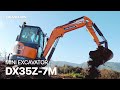 DX35Z-7M Mini Excavator - Compact Agility, Big Impact