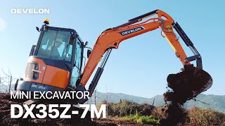 DX35Z-7M Mini Excavator - Compact Agility, Big Impact