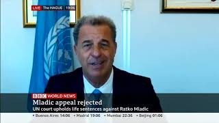 BBC World News Interview with IRMCT Prosecutor Serge Brammertz