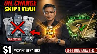 $1 Solution Keeps ANY Engine Oil Running 1 Year — Jiffy Lube Drops $120 Every Time You See This