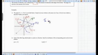 Lesson 1.4 - Inverse Relations