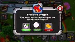 DragonVale How to Breed Frostfire Dragon