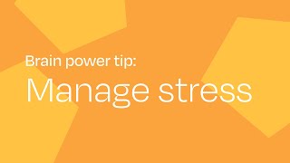 Manage Stress