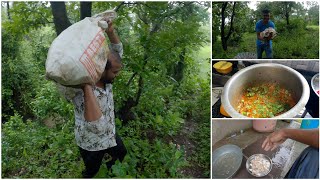 पोत भरून सापडले अळंबी (रानभाजी) । बनवली मस्त अळंबीची (Mushroom) भाजी | Simple Alambi Recipe